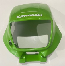 Verkleidung/Lampenmaske Kawasaki KLR650C gebraucht Farbe Gr�n.